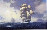 unknow artist Seascape, boats, ships and warships.97 china oil painting artist
